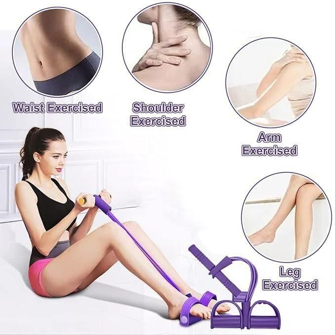 Yoga Foot Pedal Puller Resistance Band Fitness Equipment