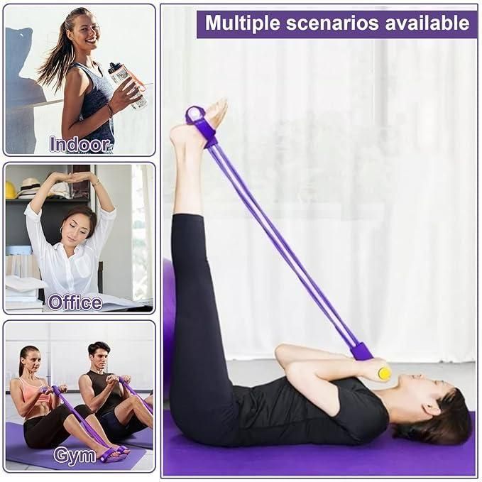 Yoga Foot Pedal Puller Resistance Band Fitness Equipment