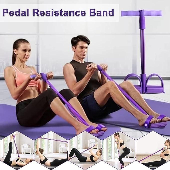 Yoga Foot Pedal Puller Resistance Band Fitness Equipment