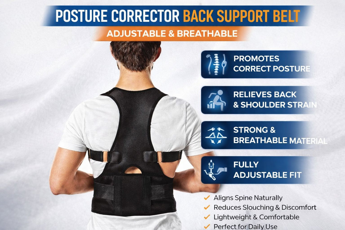 Posture Corrector Belt Unisex