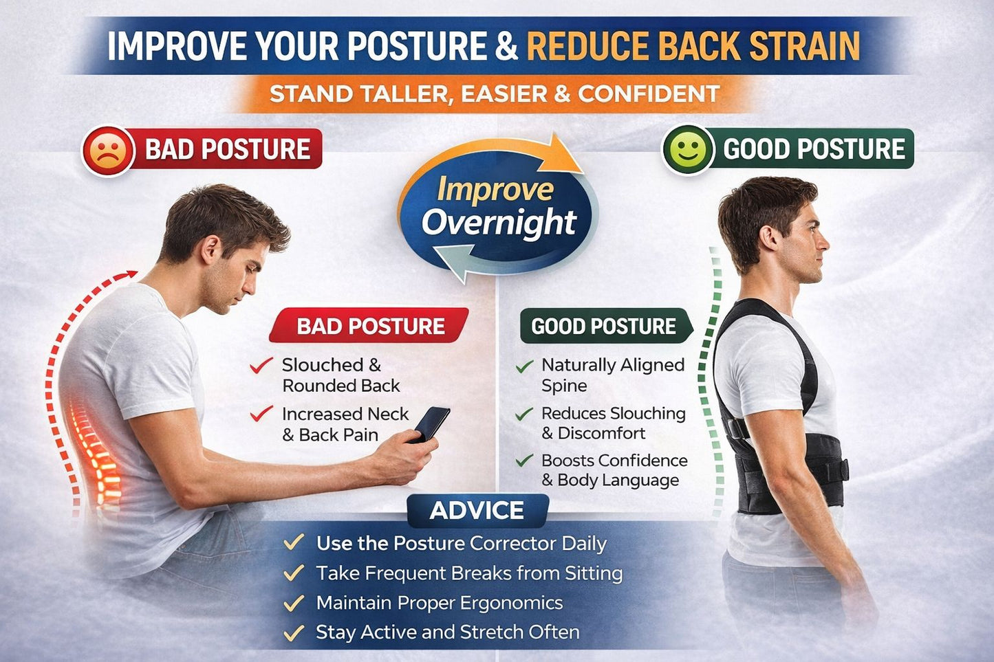 Posture Corrector Belt Unisex